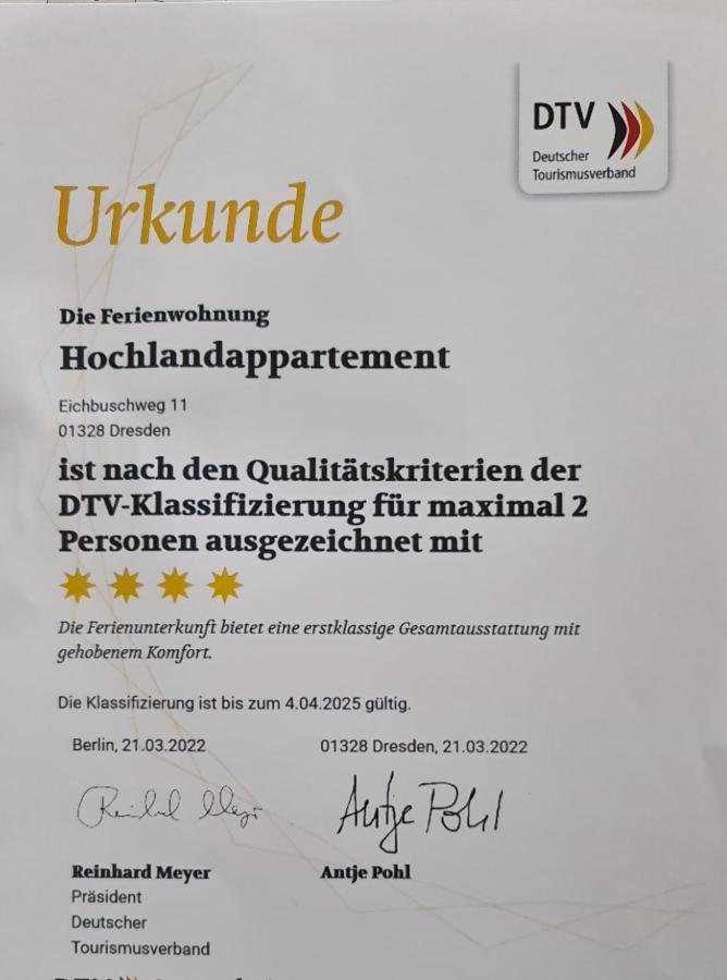 Hochlandappartement Дрезден Екстериор снимка